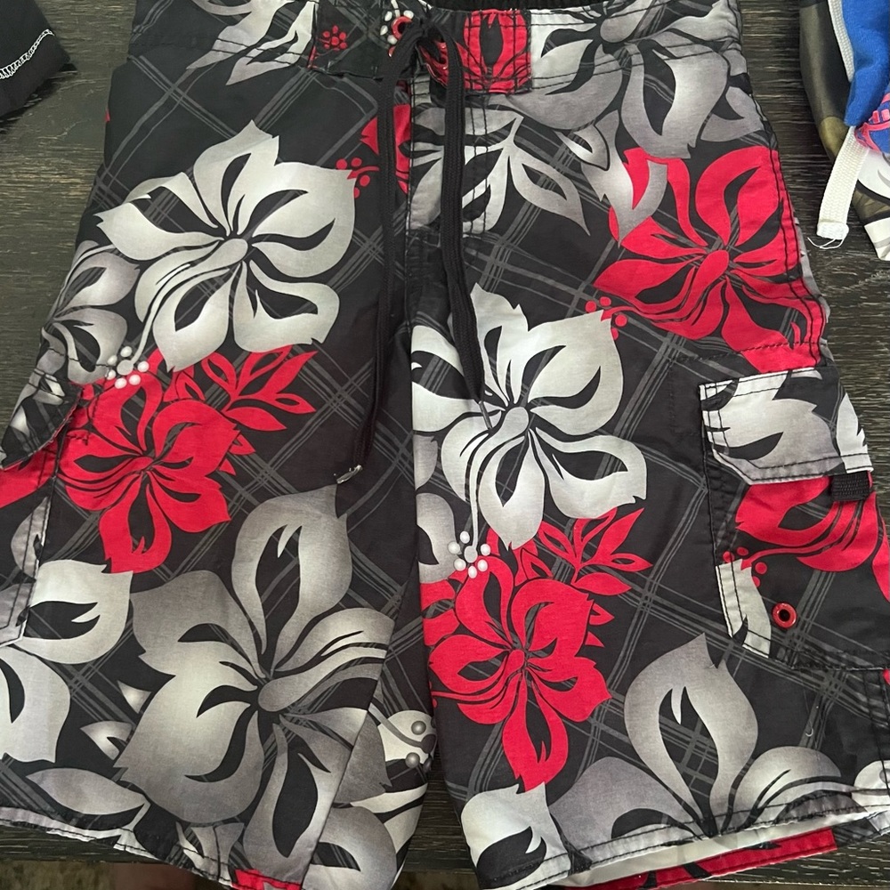 Hang ten boys size 10 swim trunks